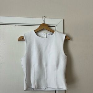 Zara White Top Size Medium